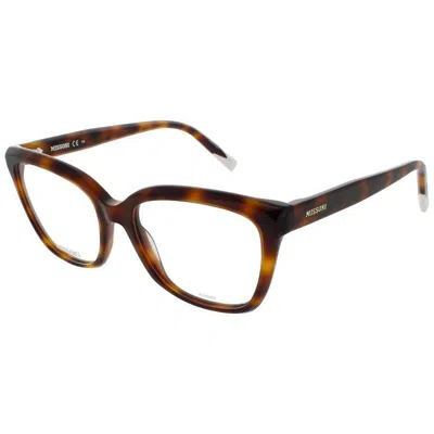Missoni Ladies Tortoise Rectangular Eyeglass Frames Mis 0116