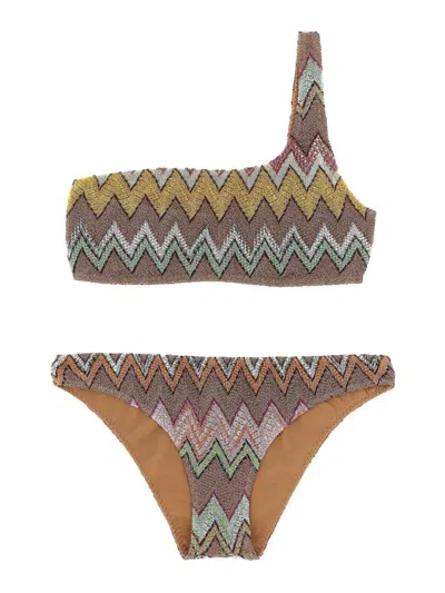 Missoni Lam Viscose Bikini In Brown