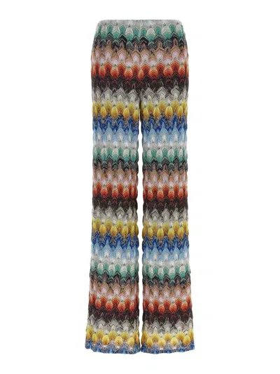 Missoni Lam Viscose Pants In Multi