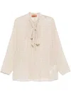 Missoni Beige Metallic Fibre Shirt