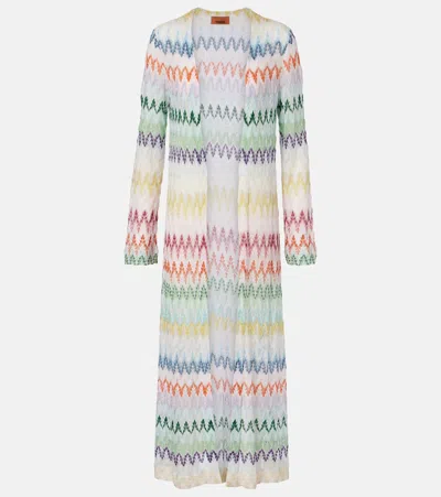 Missoni Lamé Cardigan In Multi