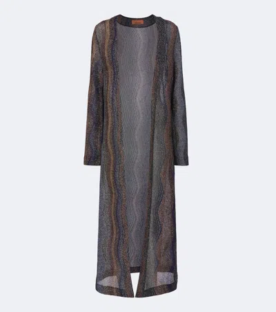 Missoni Lamé Cardigan In Multi