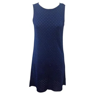 Pre-owned Missoni Lamé Dress Size 38 In Black