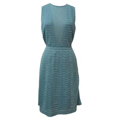 Pre-owned Missoni Lamè Dress Size 38 In Gray