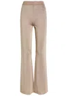 Missoni Lamé Fine-knit Trousers In Pink
