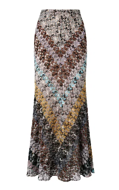 MISSONI LAMÉ LACE MAXI SKIRT