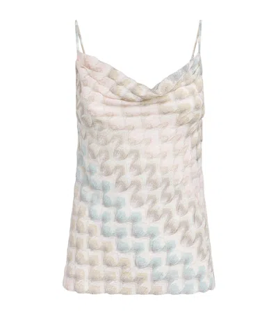 Missoni Lamé Lace Motif Cami Top
