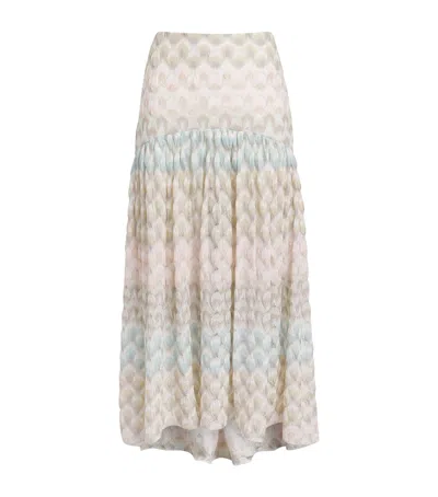 Missoni Lamé Lace Motif Midi Skirt
