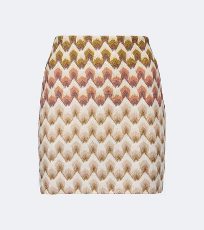 Missoni Lamé Miniskirt In Multicoloured