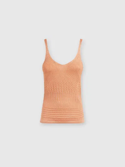 MISSONI LAMÉ TANKTOP AUS VISKOSE MIT MEHREREN VERARBEITUNGEN