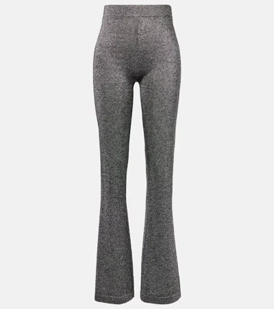Missoni Lamé Slim Pants In Gray