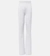 Missoni Gerade Hose Mit Farblich Abgestimmtem Chevron-muster In Silver