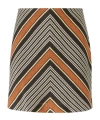 Missoni Herringbone Pattern Skirt In Multicolor