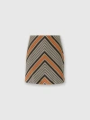 Missoni Herringbone Pattern Skirt In Multicoloured