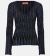 Missoni Metallic-threading Knitted Jumper In Multicoloured