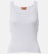 Missoni Metallic Blend Viscose Top In Silver