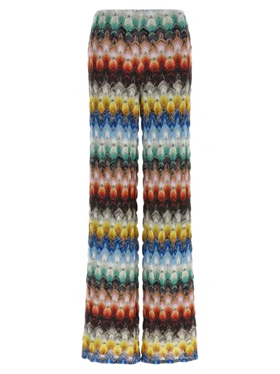 Missoni Lamé Viscose Pants In Multi