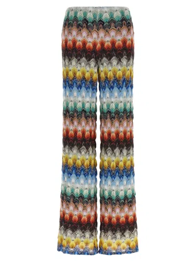 Missoni Lamé Viscose Pants In Multi