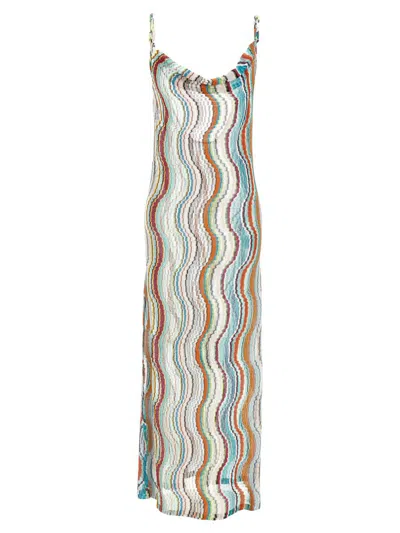 MISSONI MISSONI LAMÉ WAVE DRESS