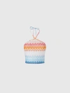 Missoni Lamé Zickzack-top Aus Viskosemischung Mit Neckholder-ausschnitt In Multicoloured