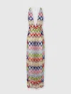 Missoni Langes Outfit Aus Viskose Und Netzmaterial