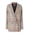 Missoni Lapel Long-sleeved Suit Jacket In Multicolor