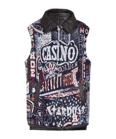 MISSONI LAPEL SLEEVELESS VEST