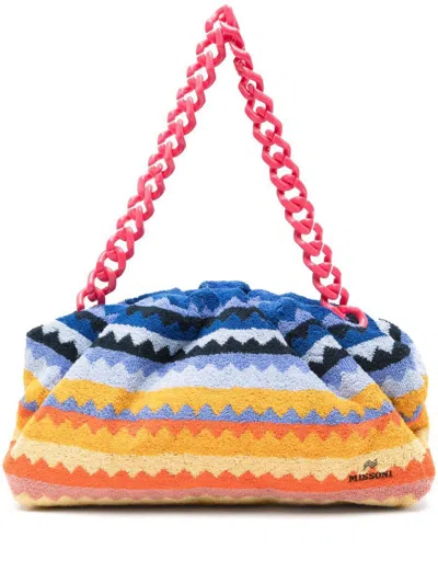 Missoni Large Clutch In Multi