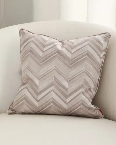Missoni Layers Inlay Cushion, 16" Square In Animal Print