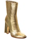 Missoni Leather Boot In Gold