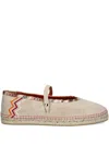 Missoni Viscose-blend Espadrilles With Zigzag Pattern In Neutral