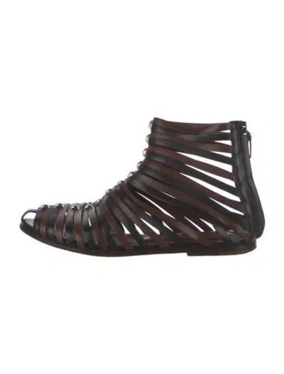 Pre-owned Missoni Leather Gladiator Sandals In Multi