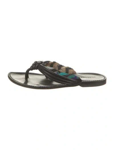 Pre-owned Missoni Leather Patterned In Multicolor