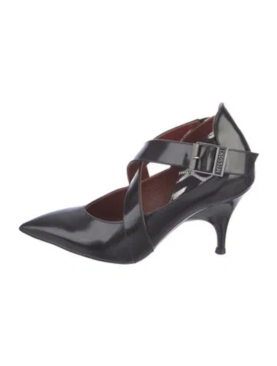 Pre-owned Missoni Leather Pumps In Black