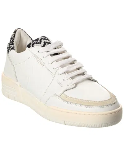 Missoni Leather Sneaker In White