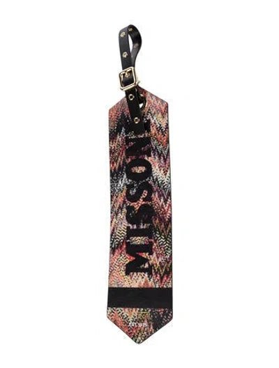 Pre-owned Missoni Leather Travel Bag Accessory In Black