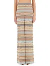 Missoni Patterned Palazzo Pants Trousers Multicolor In Multicolour