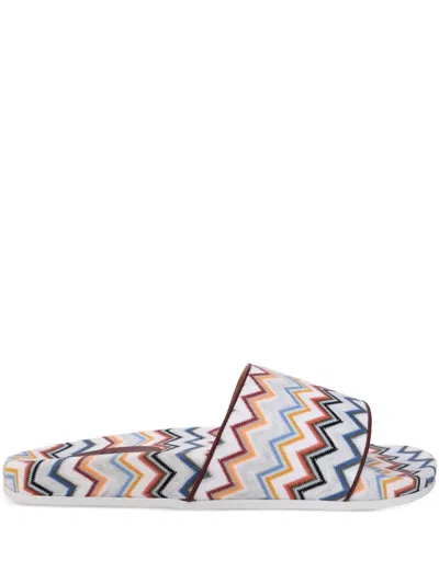 Missoni Leon Slides In White