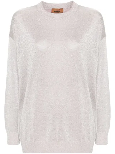 Missoni Light Pink Viscose Metallic Fiber Sweater