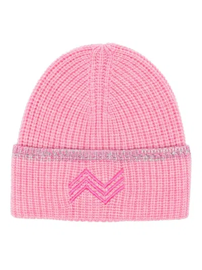 MISSONI LOGO-EMBROIDERED BEANIE