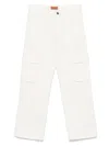 Missoni Logo-embroidered Jeans In White