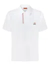Missoni Polo Shirt With Embroidered Logo In White