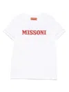 Missoni T-shirt Mit Logo-stickerei In Weiss