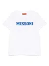 Missoni T-shirt Mit Logo-stickerei In Weiss