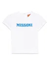 Missoni Logo-embroidered T-shirt In White