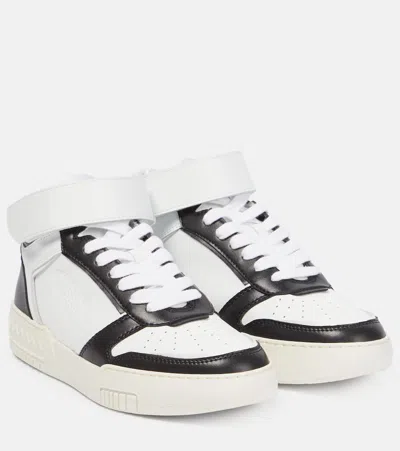 Missoni High-top Sneakers In Black/white