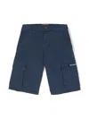 Missoni Logo-patch Cargo Shorts In 蓝色