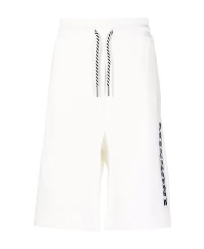 Missoni Zig-zag Logo Cotton Shorts In Camato Zigzag