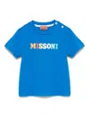 Missoni Logo-print T-shirt In Blue