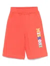 Missoni Logo-print Track Shorts In Red